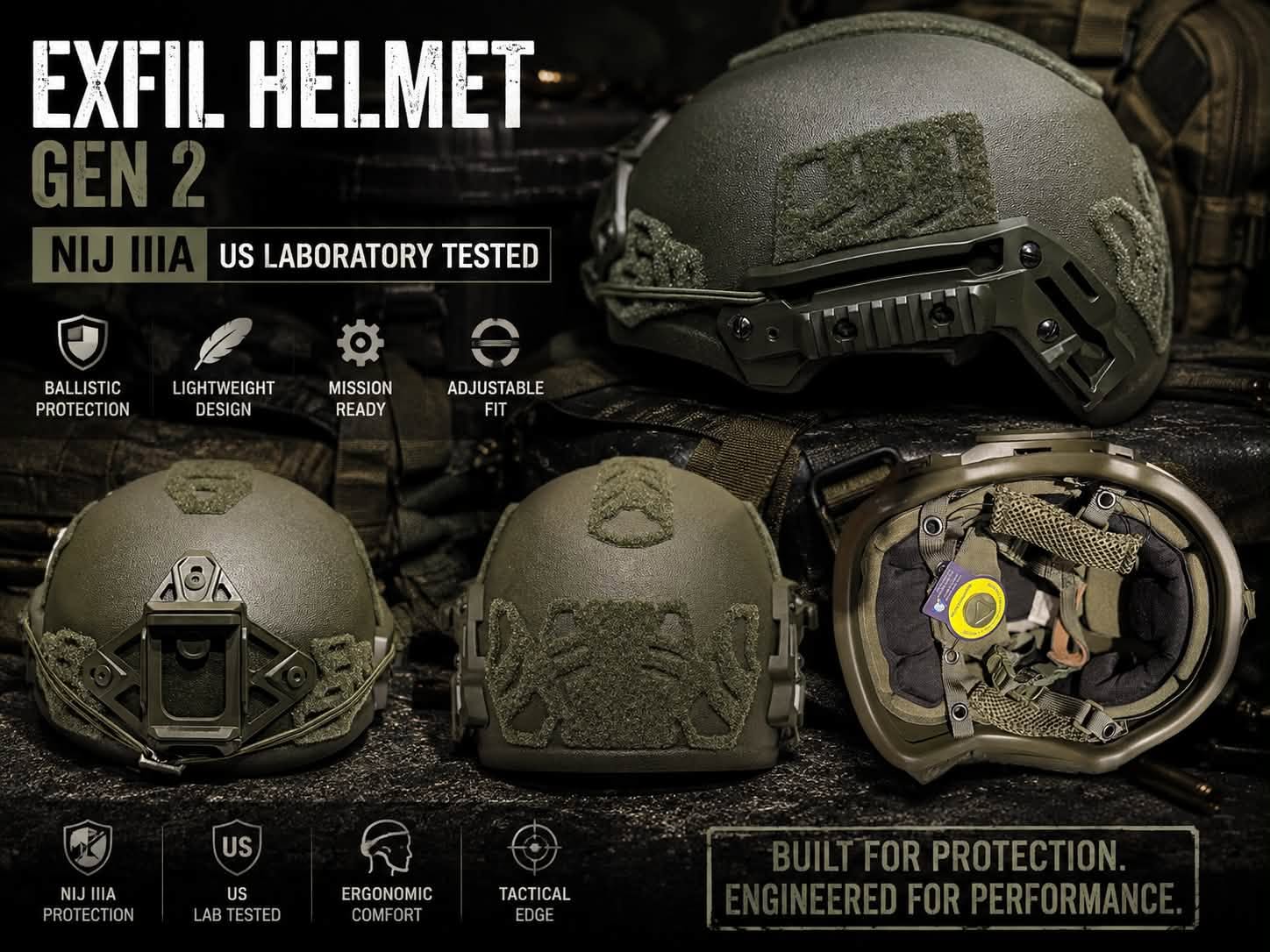 Exfil Helmet Generation 2.0